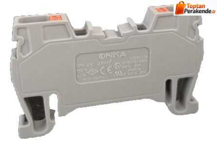 Onka OPK-2.5 Yay Baskılı Klemens Gri